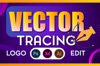 vector tracing, vectorize image, convert logo to vector