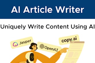 write bulk ai articles using chatgpt or jasper