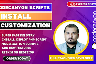 install fix or customize any codecanyon php scripts