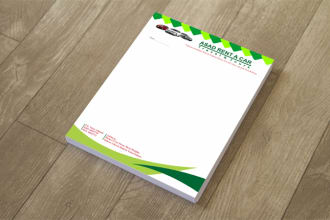 design modern and attractive letterhead design