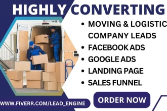 generate highly converting towing leads logistic  moving leads service driver