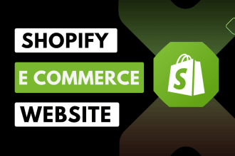 build shopify ecommerce website and design or redesign store