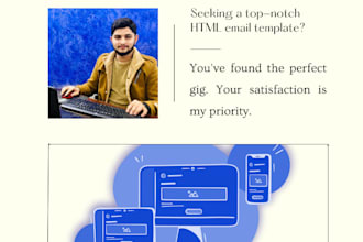 create responsive HTML email, newsletter and signature template