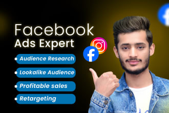 run, setup, optimize facebook retargeting ads, shopify fb ads campaign insta ads