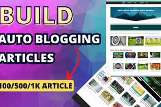 supercharge your website with 1k ai generated auto blogging articles