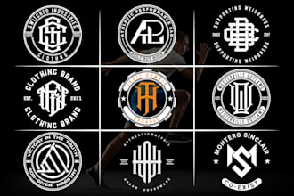 do symbolic initial letter monogram streetwear apparel clothing brand logo