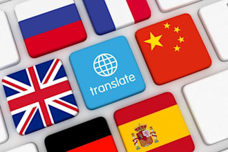 translate or rewrite your horror or scifi book in english