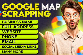 do google map scraping with emails for business leads