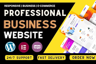 design professional wordpress business website