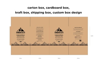 do carton box, cardboard box, kraft box, shipping box, any custom box design