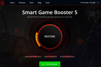 build wordpress gameboost website, wordpress gaming website, game boost website