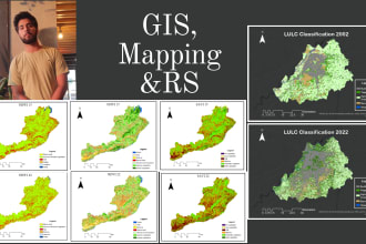 do gis mapping and all projects in arcgis and qgis