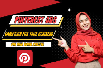 complete pinterest paid ads campaign and marketing pin board create