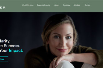 build a life coach website and consulting website