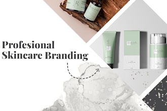 create skincare brand and minimalist logo design