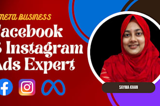 design facebook and instagram ads campaigns, advertising