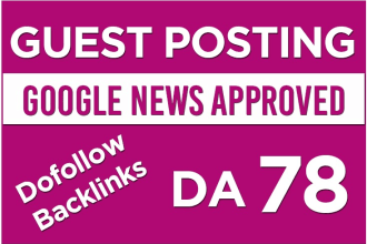 do quality seo guest post and dofollow backlink for ranking
