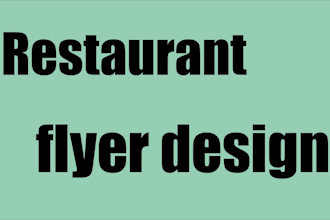 professional restaurant menu card design, food menu design