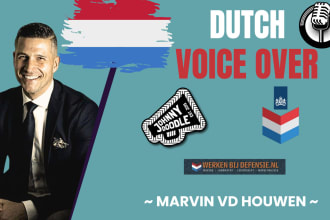 be your professional male dutch voiceover