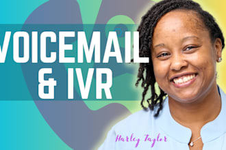 record professional voicemail greeting and phone prompts american female