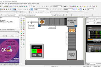 design plc ladder logic on omoron cx one software