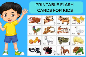 design any type of flash cards