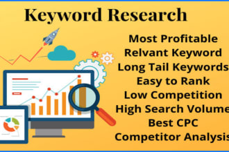do SEO keyword search with white hat proven strategies and competitor analysis