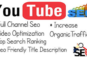 optimize youtube video SEO for top ranking