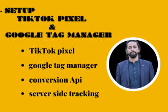 set up tiktok conversion API, snapchat, and GTM server side tracking