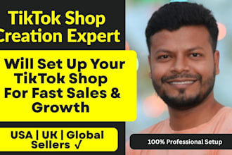 create and manage tiktok seller center and tik tok shop