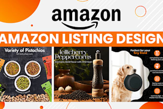 design top selling amazon listing images, infographics, product photo