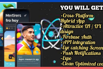 create a complete flutter app with firebase