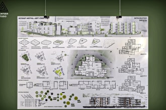 make architectural panel poster boards and portfolios
