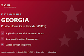 prepare your georgia private home care provider license application