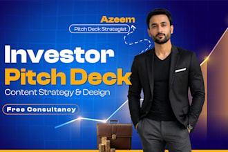 write and design investor and startup pitch decks