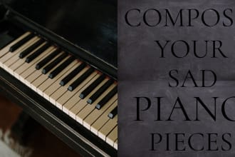 write a sad piano composition for you