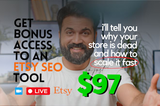 audit etsy store and share action points on live zoom call