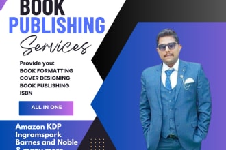 format and publish book on amazon KDP kindle book formatting and book publishing