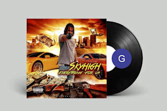 design amazing mixtape and album cover