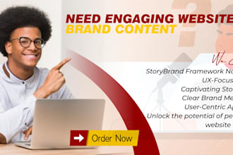 be professional storybrand, UX and web copywriter