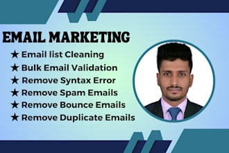 do bulk email validation, verification and email list cleaning service