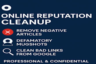 remove articles,delete negative links, erase false bad news from google search