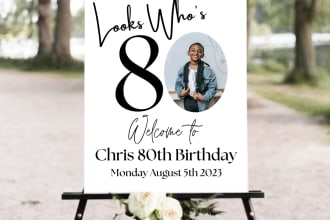 wedding signs, cards, seating charts, welcome sign, banners in 24 hours