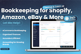 do bookkeeping accounting setup for your ecommerce store