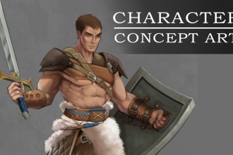 create draw and illustrate your custom dungeons and dragons fantasy character