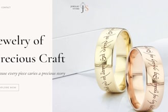 develop jewellery, boutique, fashion ecommerce website