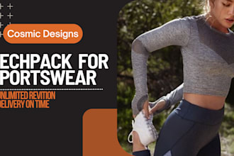 create professional sportswear tech pack