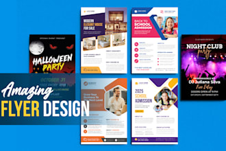 design flyer or pamphlet, one pager, sales sheet and price list