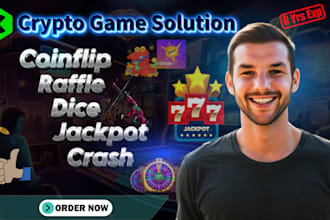 build raffle spin dice coinflip web3 nft game telegram bot on evm solana ton