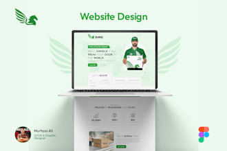 design figma website UI and landing page design